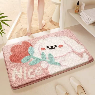 Mat, Imitation Cashmere Carpet: Avtomobil döşəmə paspasları - send-flowers-to-xiaobai-4060cm-imitation-cashmere