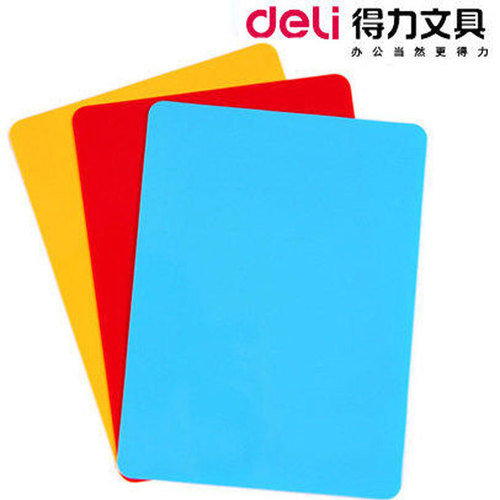 Deli 9353 writing pad exam paper copy a4 plastic pad cardboard 297*210mm wholesale