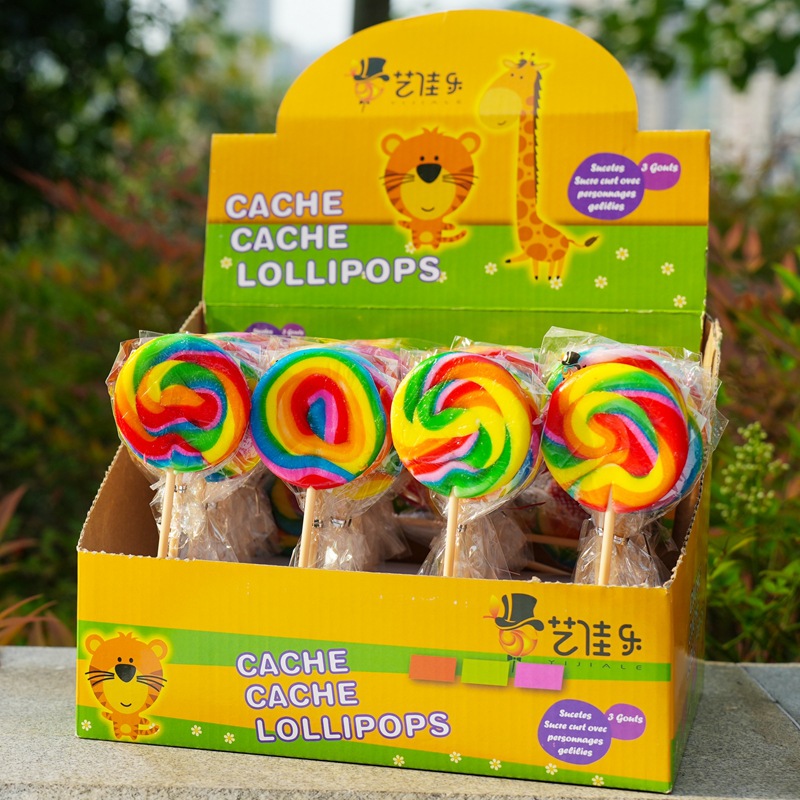 25g 무지개 막대 사탕 "48 상자]