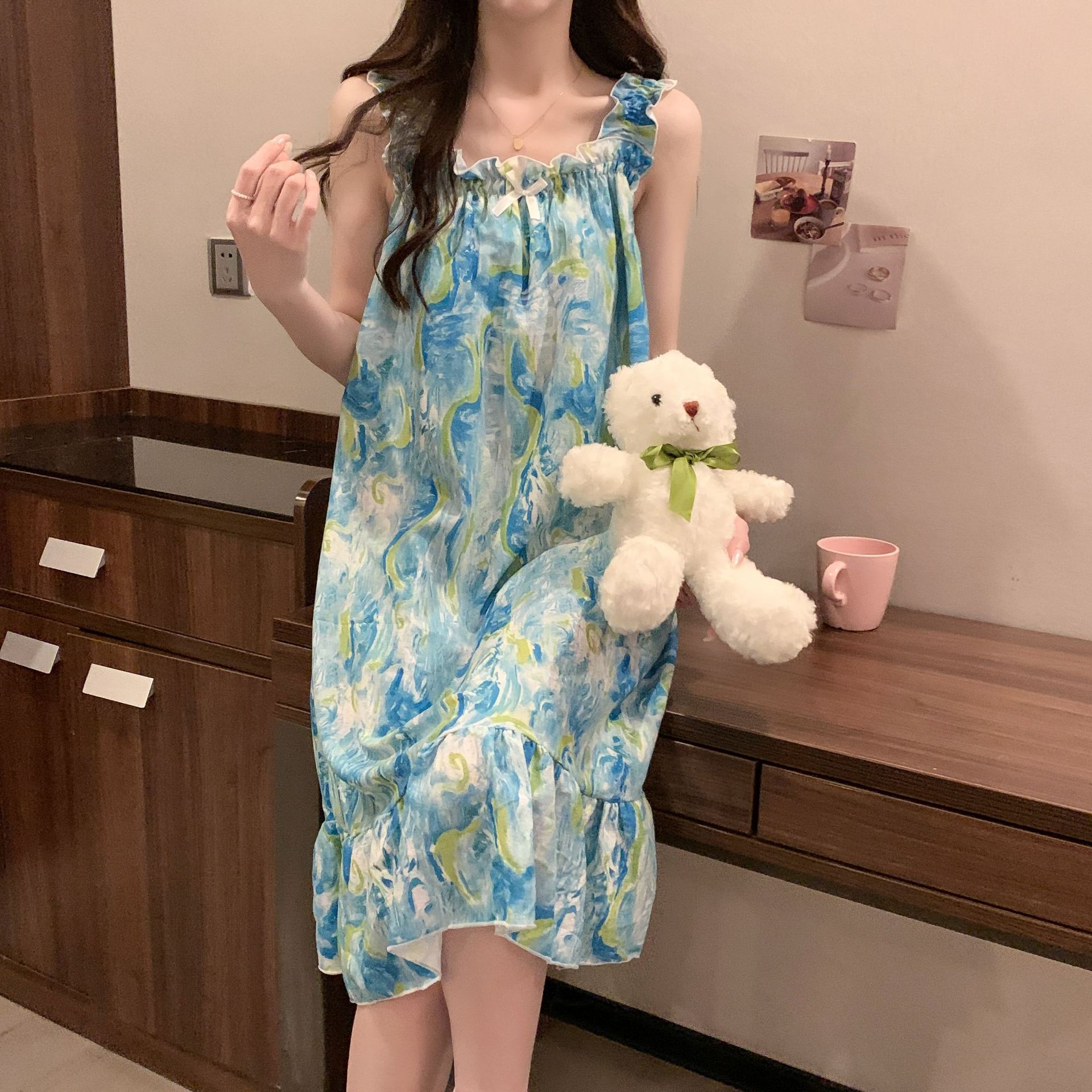 XDR4081#파란색 패턴