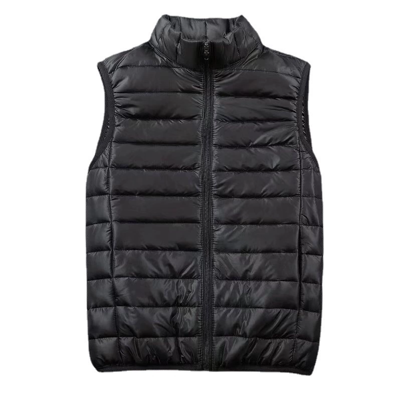 Demi-season down jacket, light and thin keep warm winter vest sleevless