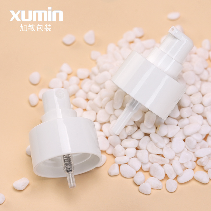 En stock Xumin 120ml blanco cabeza de la bomba botella de la prensa transparente cubierta completa botella de loción 150ml esmerilado botella de spray para mascotas
