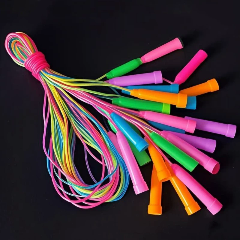 Цветная жемчужная детская скакалка фитнес скакалка