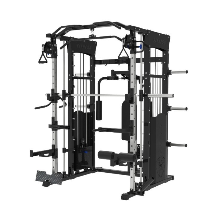 Heavy-Duty Smith Machine Gantry Fitness Equipment Multi-Functional All-In-One Machine Comprehensive Trainer Squat Bench Press