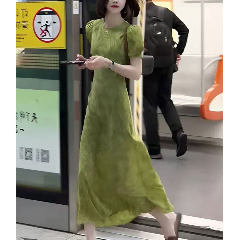 French Retro Oil Painting Smudged Floral Dress for Women 2025 New Summer Super Good-Looking Du Special Beautiful Long Skirt