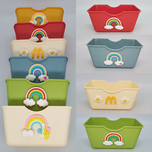 Wholesale Golden Bear Hamster Toilet Urinal Cat Litter Box Cute Girly Heart Plastic Bathroom Tub Height Design