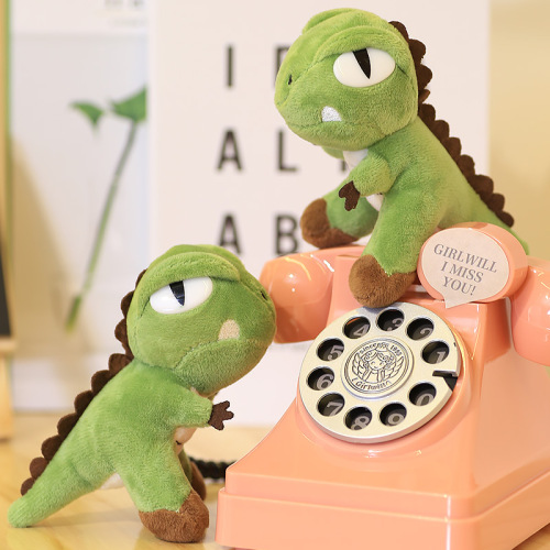 Dinosaur Plush Keychain, Couple's Doll, Small Soft Toy, Birthday Gift for Girls, Backpack Accessory, Ornament