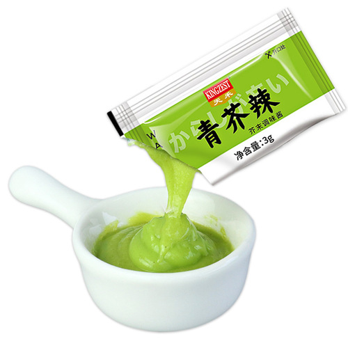 Tianhe green mustard spicy fish sushi original flavor fresh mustard sauce sushi special small package commercial Japanese cuisine