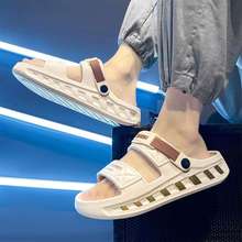 凉鞋男士外穿拖鞋男款年轻人增高防臭高档潮流两用爆款运动韩版