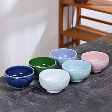 陶瓷家用5寸米饭碗中式餐具套装不烫手汤碗实用甜品水果干果碗