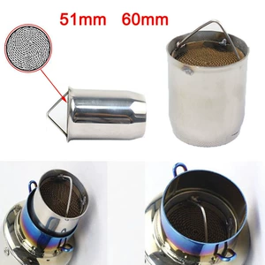 51mm 60mm Motosiklet Qaz Borusu Susturucu Katalizator Səssiz Susturucu Universal Model