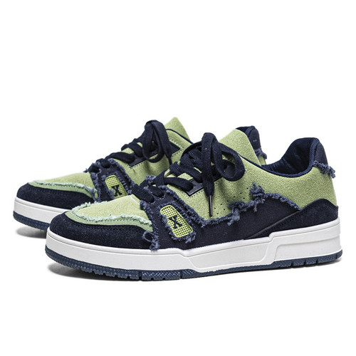  autumn new niche design original men's shoes washed canvas shoes breathable sports and leisure sneakers for men V09