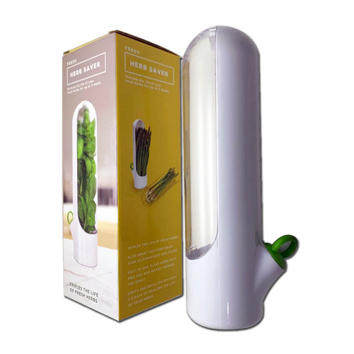 Herb crisper vegetable storage cup anti-pressure water storage asparagus refrigerator storage crisper cup transparent cross-border