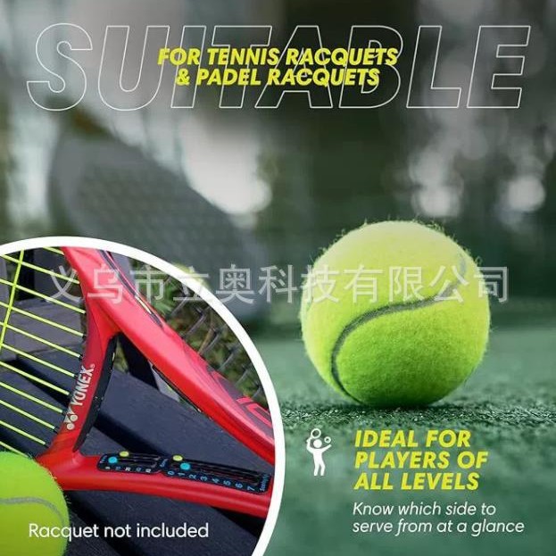 Nuevo marcador de raqueta de tenis portátil transfronterizo anotador de raqueta de tenis portátil