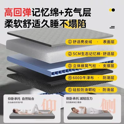 Sleeping Pad Self-Driving Camping Style: Vehicle-mounted inflatable bed