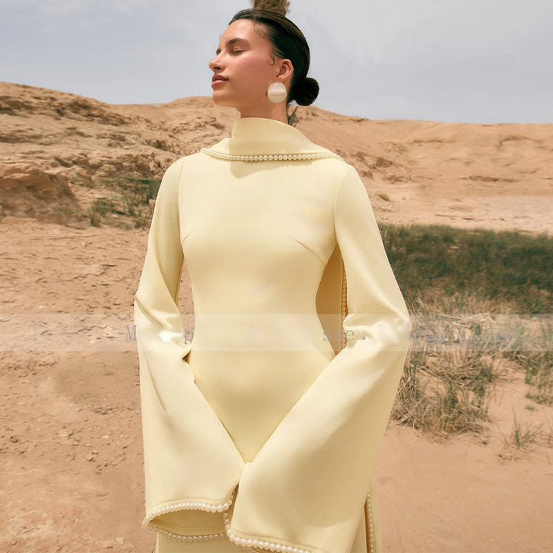 Elegant and Stylish Banquet Dress, Fashionable Long Gown, 2026 New Style Scarf, Beaded Bell Sleeves, Long Dress Elegant and Stylish Banquet Dress, Fashionable Long Gown, 2026 New Style Scarf, Beaded Bell Sleeves, Long Dress