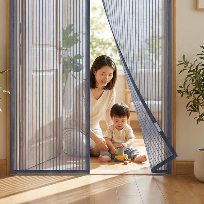 2026 New Model Mosquito-Proof Door Curtain Magnetic Screen Door Curtain Self-Adhesive Magnetic Strip Anti-Mosquito 2026 New Model Mosquito-Proof Door Curtain Magnetic Screen Door Curtain Self-Adhesive Magnetic Strip Anti-Mosquito