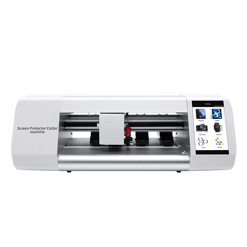 Máquina de corte de película de teléfono móvil pequeña máquina de corte de película de gel inteligente tableta automática teléfono móvil cabeza de corte de película frontal y trasera máquina de corte de película