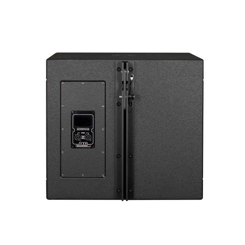 Equipo de sonido de matriz de línea de escenario 18 pulgadas subwoofer pasivo de matriz de doble amplificador de potencia subwoofer activo 18 pulgadas