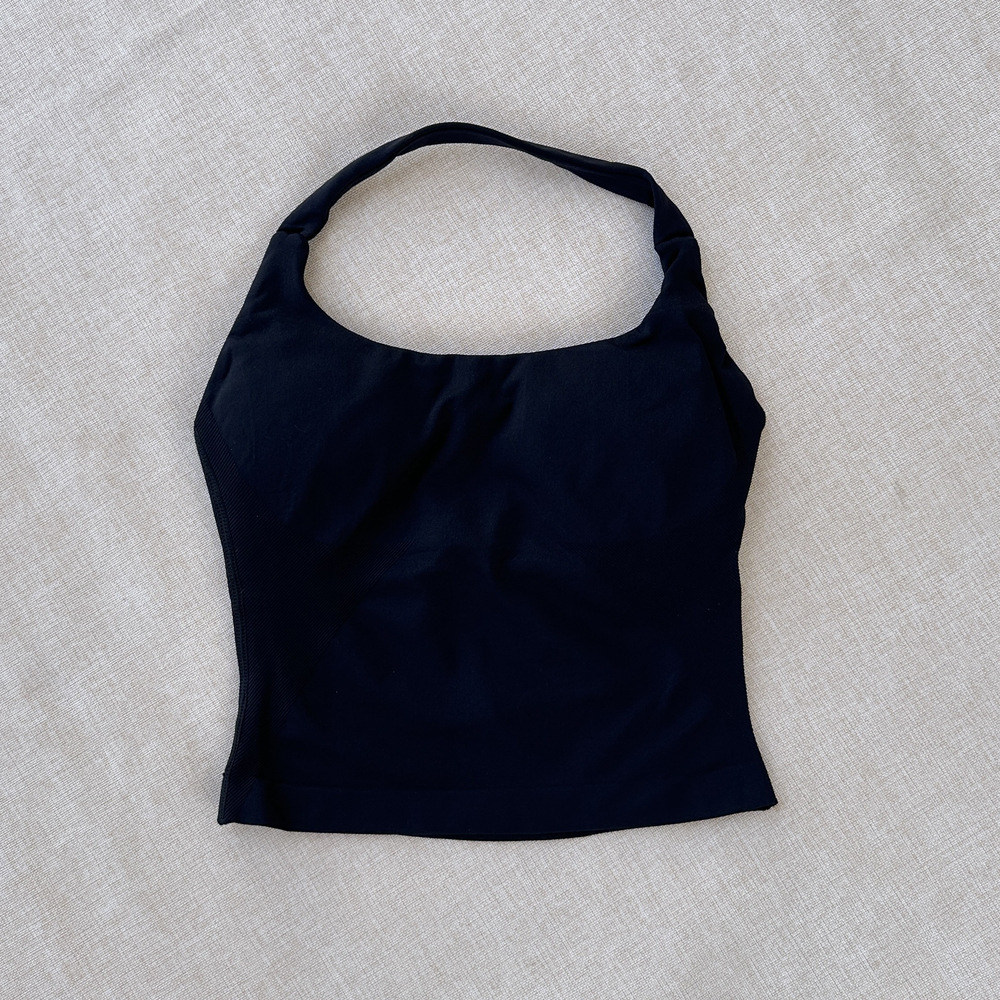 Chaleco deportivo halter de yoga sin costuras de estilo europeo y americano transfronterizo DFYNE