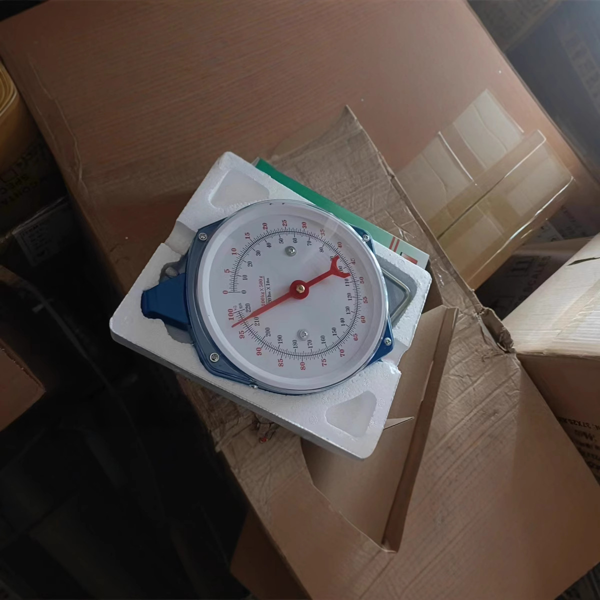 Fábrica de báscula de resorte al por mayor báscula mecánica báscula colgante báscula gancho báscula 200 kg exportación