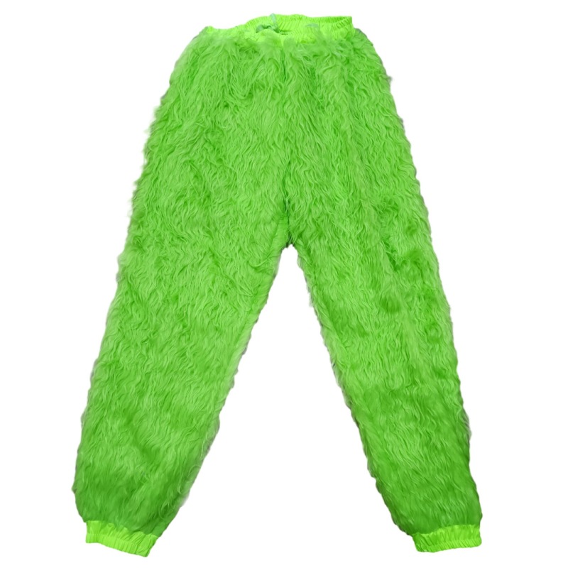 Kostüm, lang, Cosplay, Weihnachtsmann, grüne Haare, Monster, Grinch, Performance-Anzug_voghion.com