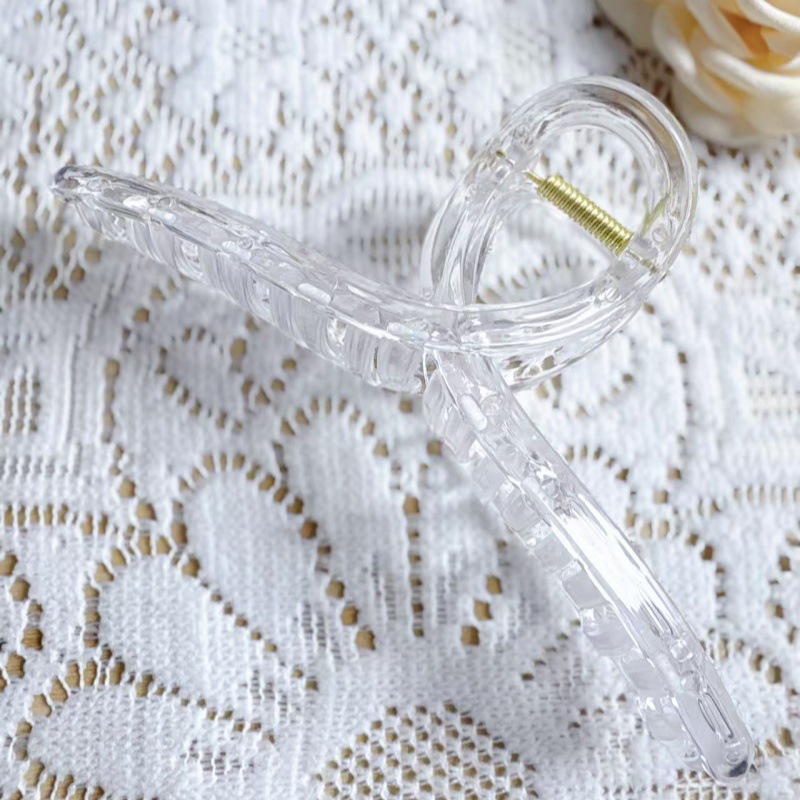 グラブクリップ サメクリップ 良質 13cm ふっくら後頭部の髪 高級ヘアクリップ ハーフタイヘアクリップ 小さな爪クリップ