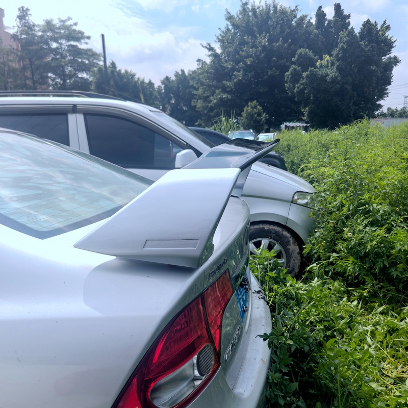 Suitable for 2006-2011 Civic Modified Rear Wing Siming Fd2 High-Top Perforated Installation Rear Wing Car Fixed Wing