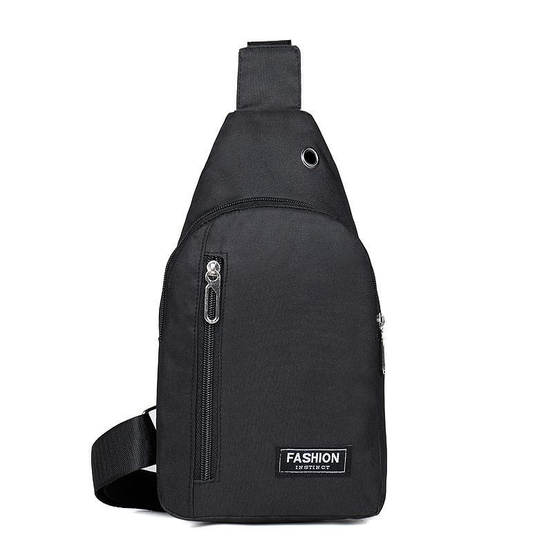 Nuevo bolso de pecho casual de los hombres transfronterizos estilo coreano impermeable Oxford tela deportes bolsa pequeña bolsa de hombro bolso bandolera mochila