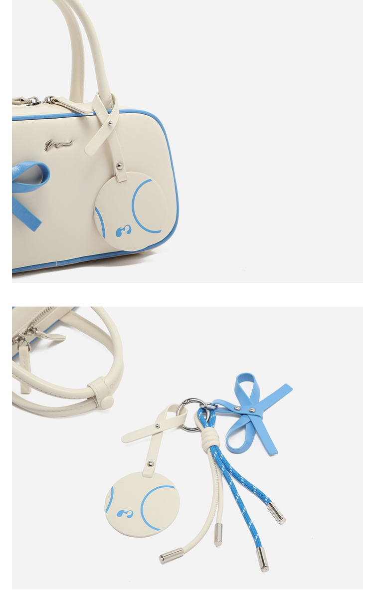 Fashionable Women's Bowling Pillow Shoulder Bag For Daily Commuting_voghion.com