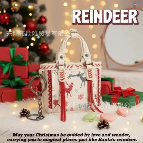 [跨境Montana West Mini Xmas Tote Blind Box мини рождественская сумка слепой коробки]
