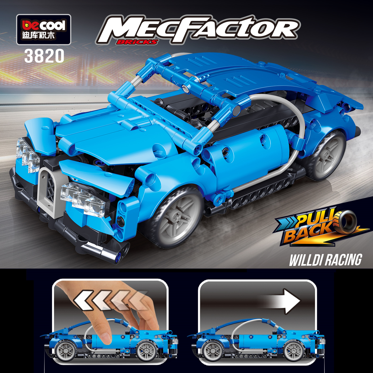 Warrior, гоночный автомобиль для мальчиков, фигурка, конструктор, наука и технология