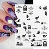 Nail stickers, adhesive ghost fake nails for nails, suitable for import, new collection, halloween, wholesale
