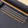 Bracelet hip-hop style stainless steel, necklace, wish, suitable for import, wholesale, European style, 6.5m