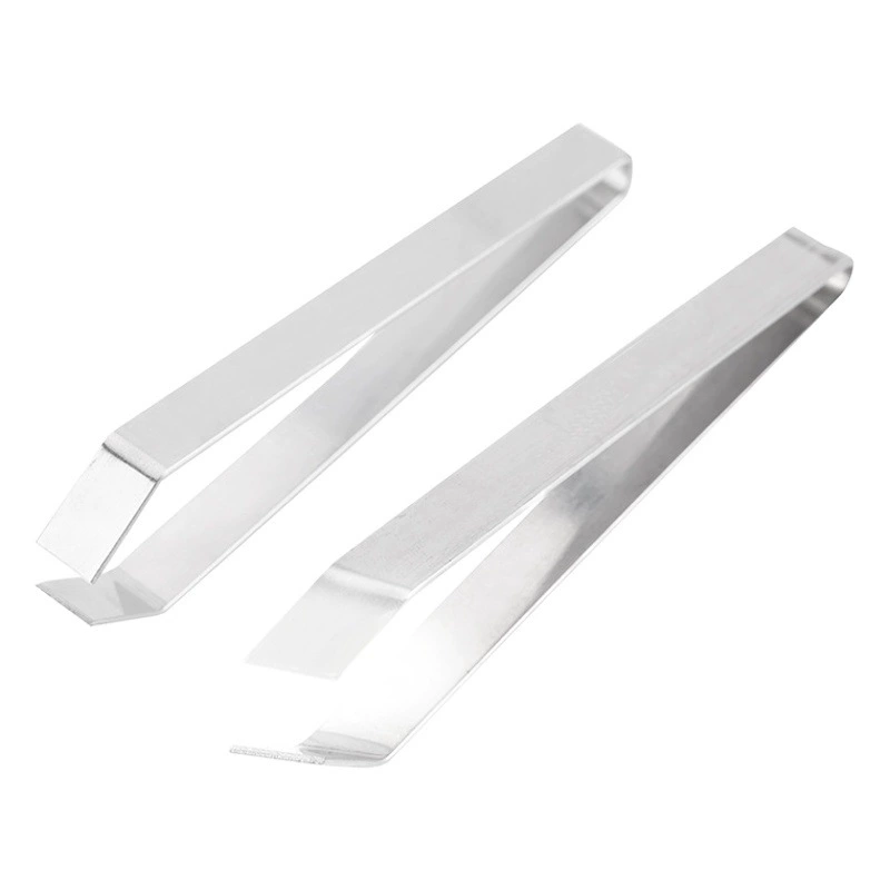 Завод в наличии свиная заколка для волос из нержавеющей стали плоский скос съемник для волос бытовой курица утка гусь заколка для волос выбрать Елочная кость зажим Пинцет