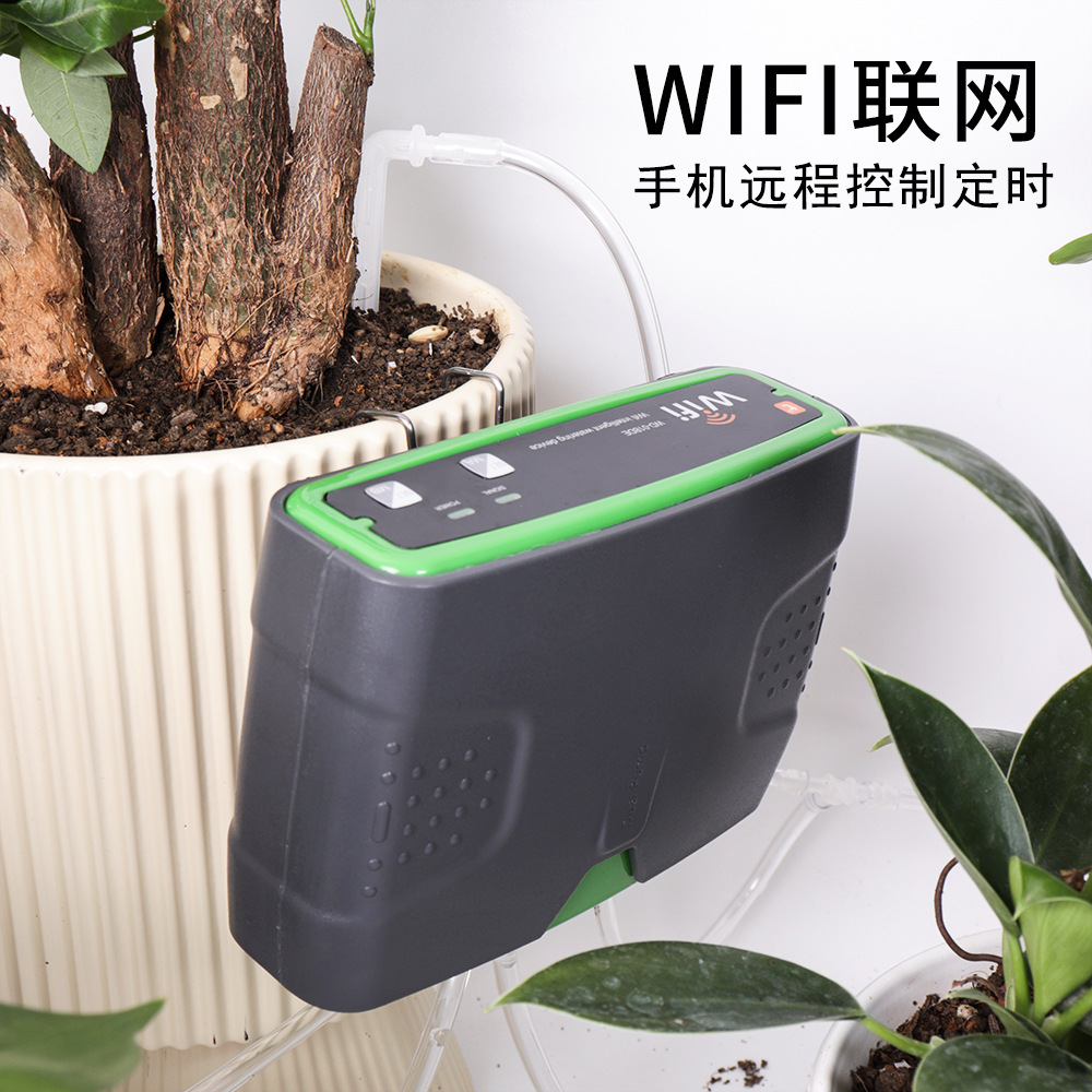 WIFI inteligente bomba doble dispositivo de riego automático teléfono móvil control remoto Dispositivo de riego balcón flor jardinería riego en maceta