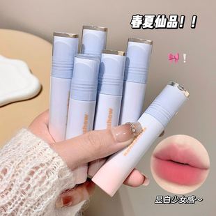 Kakashow Velvet Matte Lip Glaze Silky Smooth and Delicate Color Natural Pseudo-No-Makeup Lipstick Lip Mud Cross-Border Beauty Makeup
