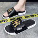 Men's Trendy Summer Slippers for Outdoor Wear, Sports Non-Slip, Anti-Odor, Poop-Feeling Men's Outdoor Soft-Soled Beach Slippers