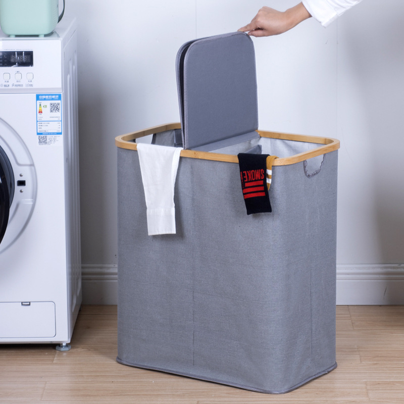 Cesta de lavandería hogar Internet celebridad cesta de lavandería baño cesta de lavandería Amazon transfronterizo japonés y coreano Venta caliente