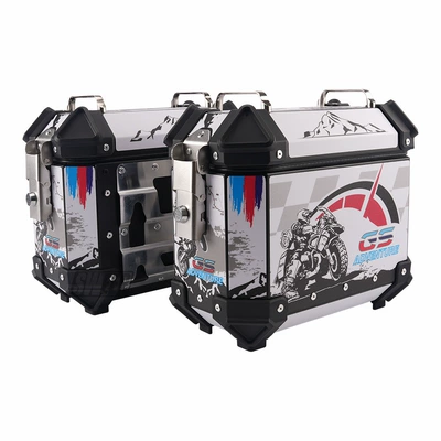 motorcycle back box battery car – Motorcycle trunk - 18l-silver-version-lace-box