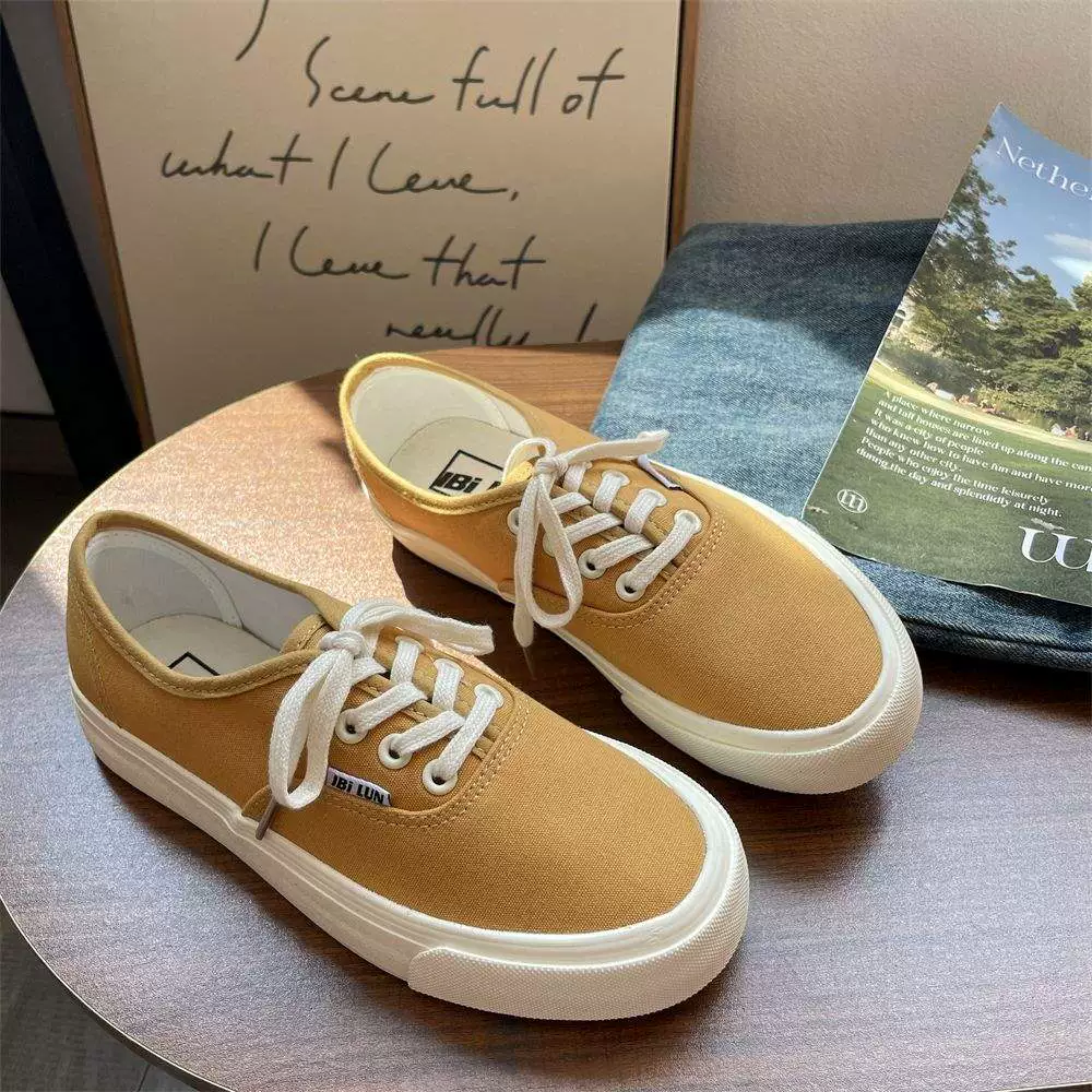 Новые женские кеды из холщовой ткани весна-лето 2025, классические, универсальные, повседневные, белые, низкие, для скейтбординга