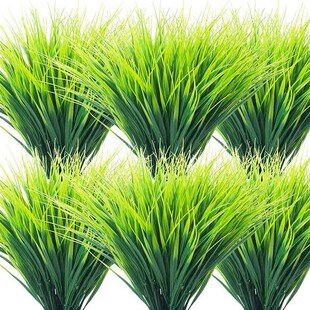 Cross-border artificial green plant grass tropical spring grass simulation plant grass engineering fence outdoor home wedding living room decoration