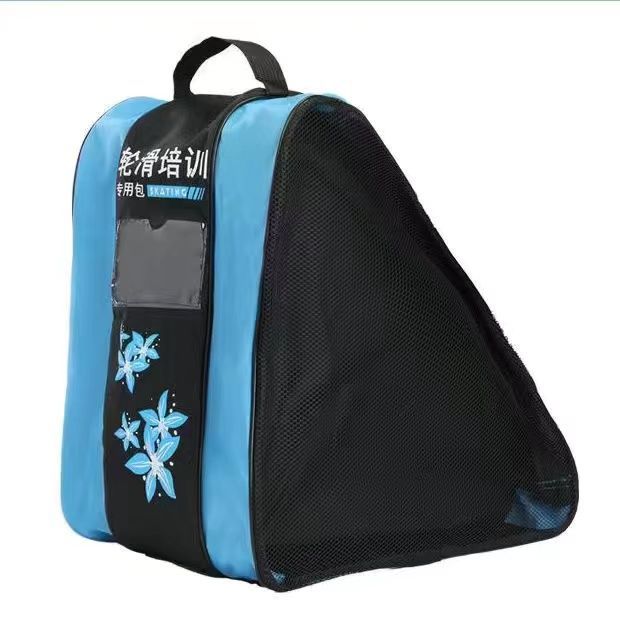 Blue three-layer bag [mesh breathable on both sides]