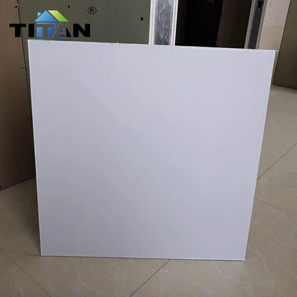 Ceiling gypsum board small ceiling 600*600 ceiling PVC clean board covering board paste panel does not contain freight