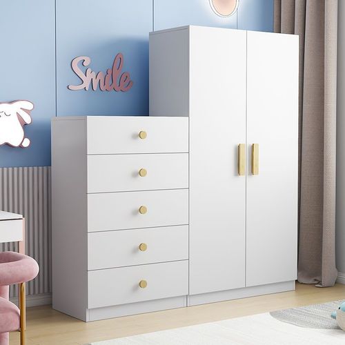 jgz实木质儿童房衣柜玩具储物柜现代简约小户型家用卧室简易收纳