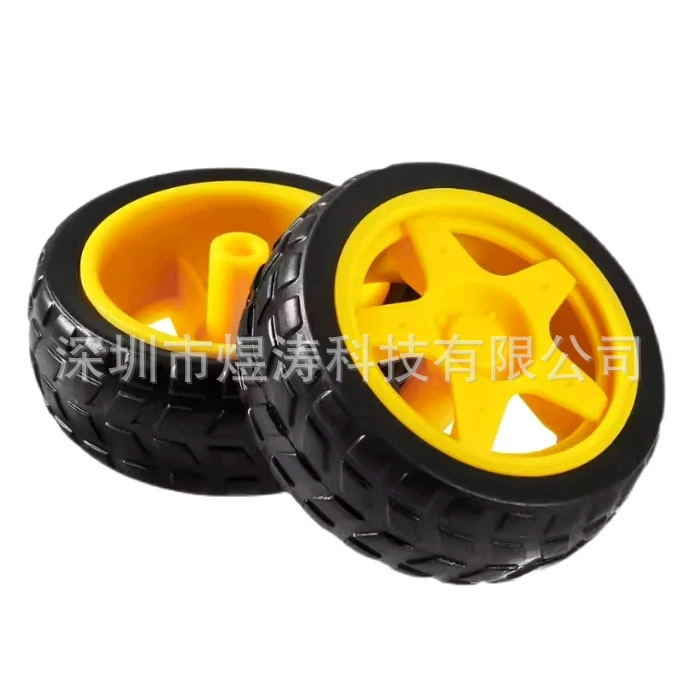 Резиновые колеса/роботизированные/треки патрульные линии Автозапчасти умные автомобильные шины шасси колеса 40G