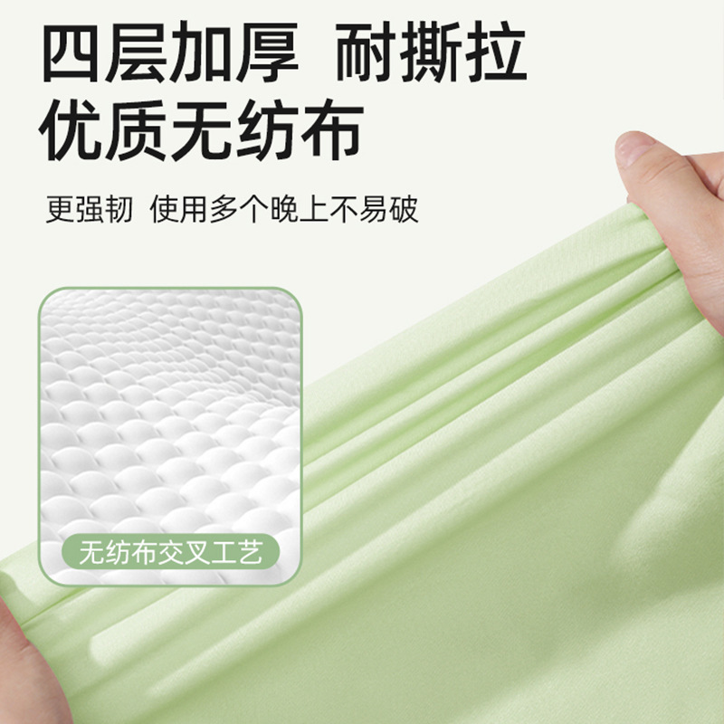 使い捨て枕カバー枕笠旅行枕カバーは汚れた列車の寝台のシングルホテルの寝具を厚くします。|undefined