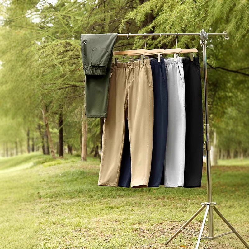 Leavo Johnson Mountain Series Outdoor Functional Three-Dimensional Tailoring Spring and Summer Men's Casual Easiest for Match Soft Shell Casual Pants