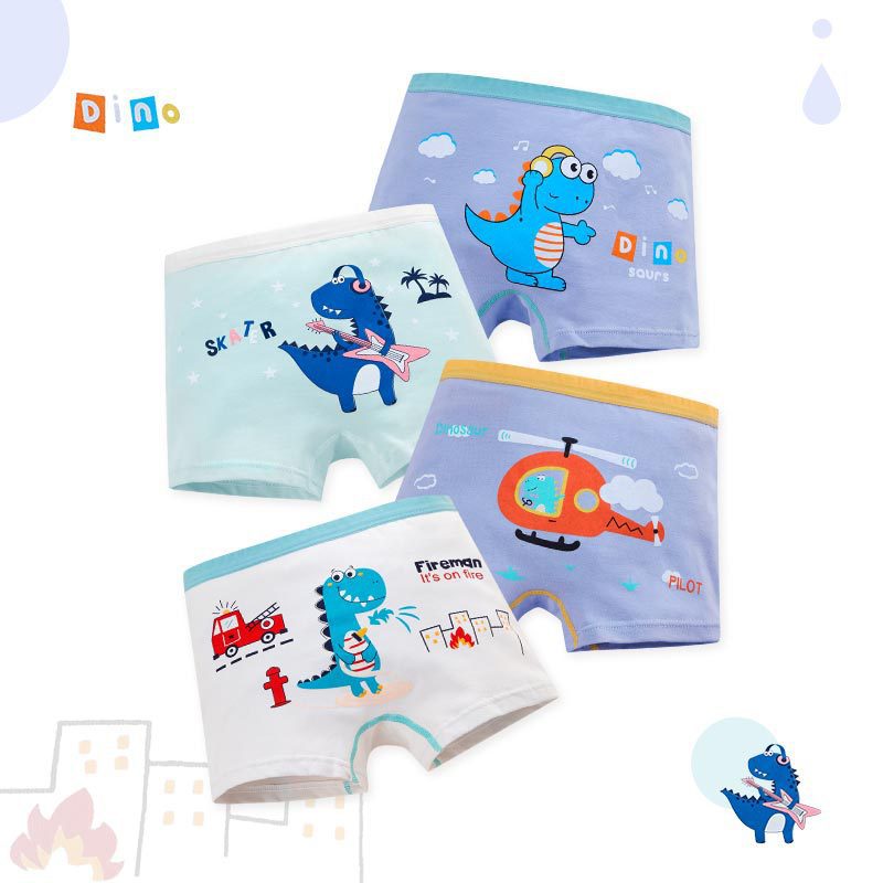 Ropa interior para niños Boxer de algodón puro Boxer de algodón suave para niños Boxer shorts de bebé clase A para niños Boxer shorts