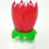 8 rotating music lotus [Red]..